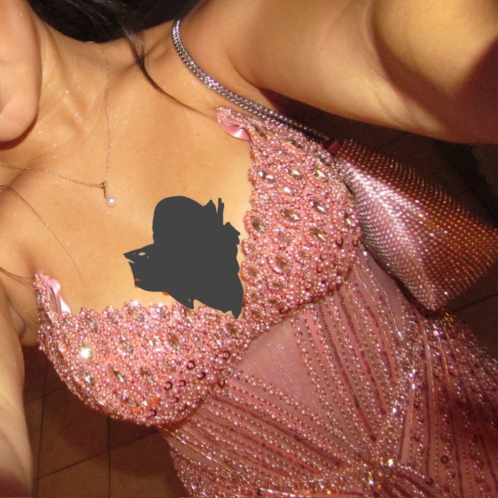 Pinm Rhinestone Sequin Prom Dress - Picture 2 of 4
